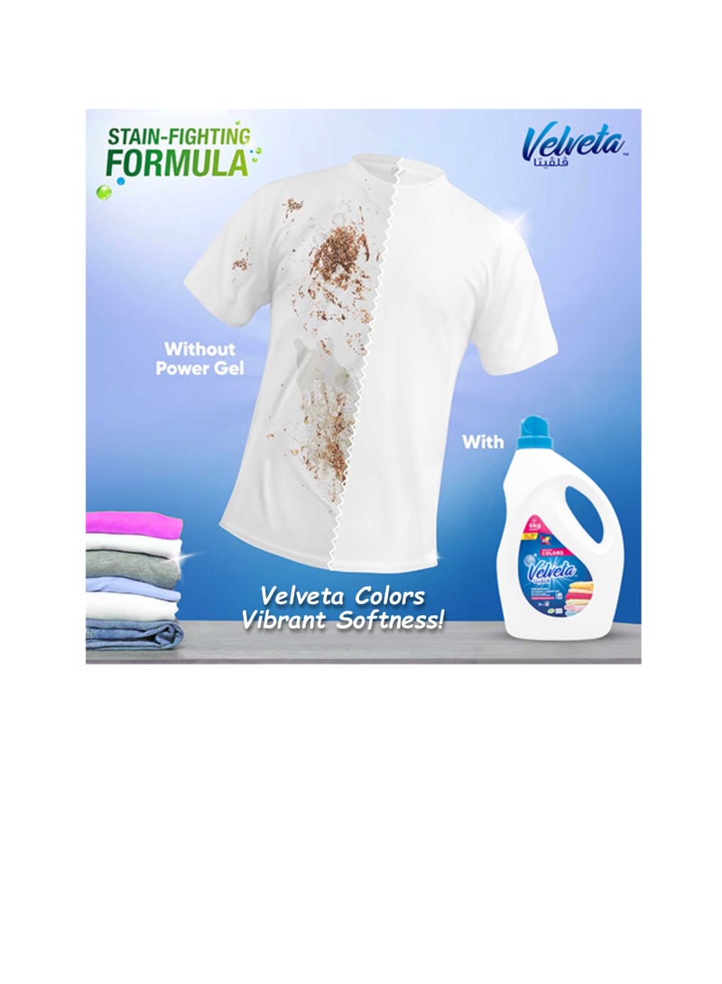 Velveta Velveta Automatic Washing Machine Laundry Liquid Detergent - Color Clothes Cleaner | 3L for Deep Cleaning & Vibrant Colors - Image 3