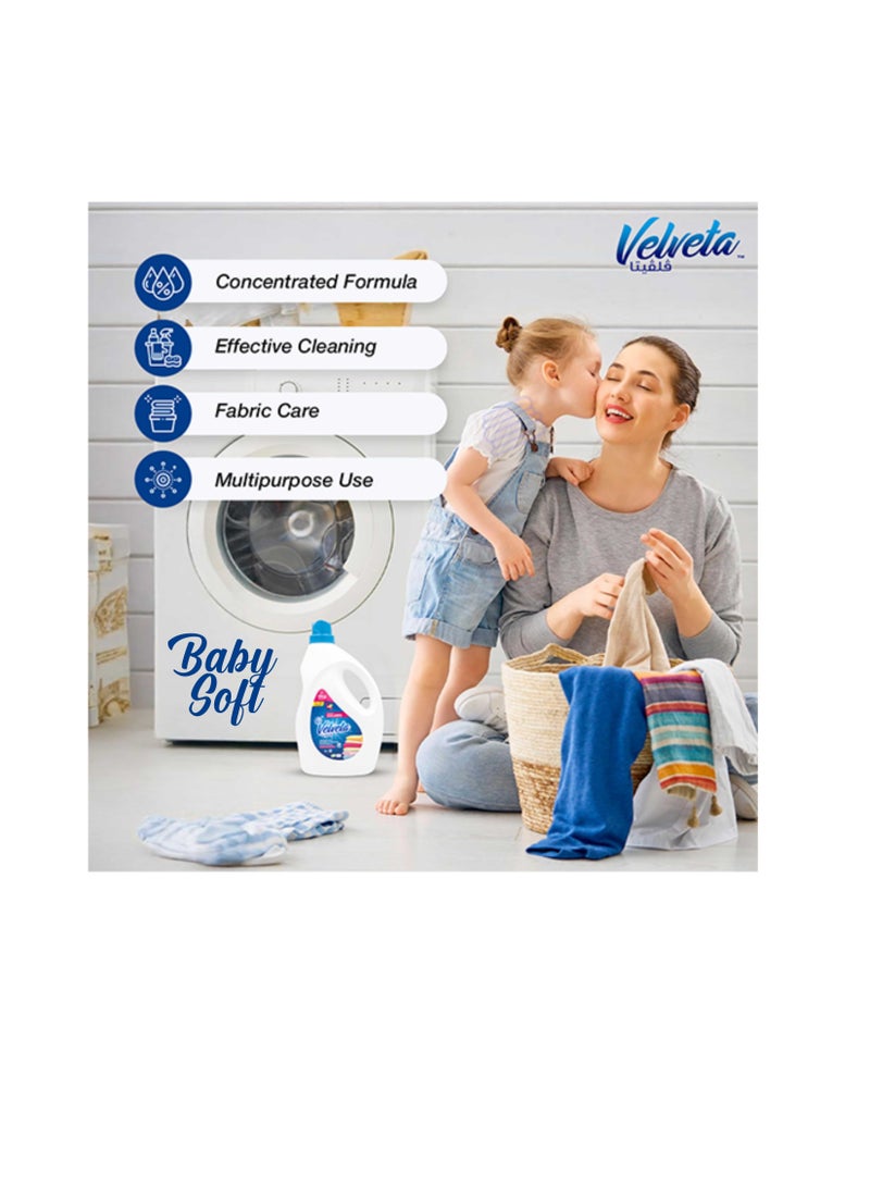 Velveta Velveta Automatic Washing Machine Laundry Liquid Detergent - Color Clothes Cleaner | 3L for Deep Cleaning & Vibrant Colors - Image 4