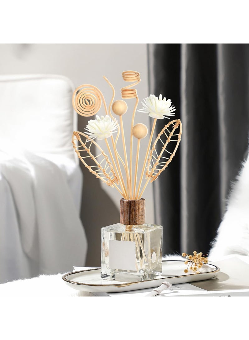 Rattan Scent Sticks, 12 Pieces 10-Inch Natural Rattan Reed Fragrance Diffuser Set, Scent Diffuser Replacement Sticks for Home Decor (Natural Color) - Image 3