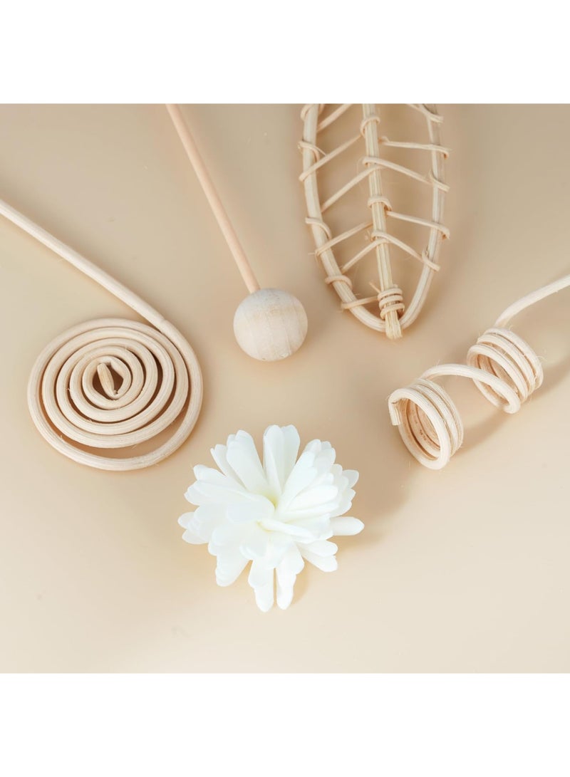 Rattan Scent Sticks, 12 Pieces 10-Inch Natural Rattan Reed Fragrance Diffuser Set, Scent Diffuser Replacement Sticks for Home Decor (Natural Color) - Image 5