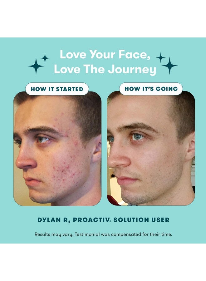 برو أكتيف بروأكتيف لعلاج حب الشباب بثلاث خطوات - غسول الوجه بنزويل بيروكسيد، علاج بقع حب الشباب للوجه والجسم، تونر مقشر - مجموعة العناية الكاملة بالبشرة لعلاج حب الشباب لمدة 60 يومًا - Image 2