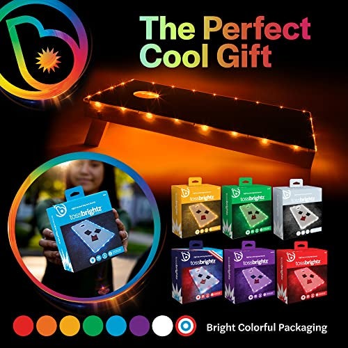 Brightz Cornhole Lights for Hole and Board LED Cornhole Board Lights Cornhole LED Lights LED Corn Hole Lights for Board LED Cornhole Lights Light Up Cornhole Board Accessories Corn Hole Accessory Blue - Image 5