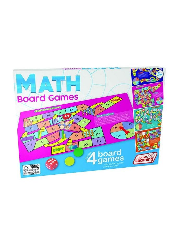Junior Learning Jl425 Math Board Games Multi  - Image 1