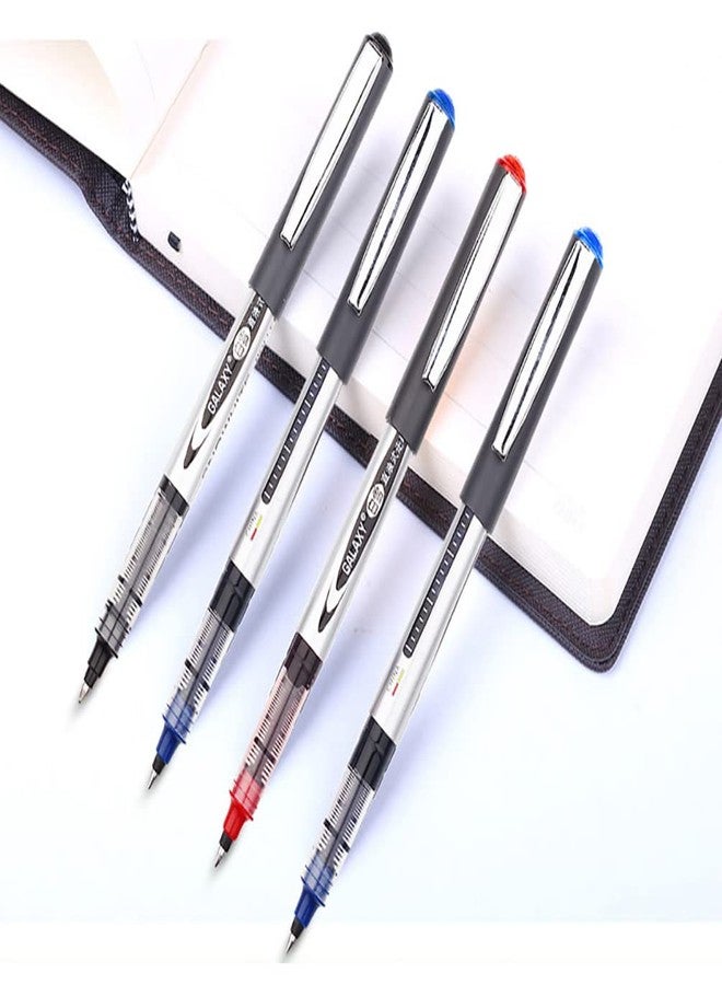 Gullor Vision Stick Fine Point Rollerball Pens, 0.5mm Liquid Ink Quick-Drying Pens for Writing, Black Ink - Pack of 12 - Image 4