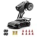 ACAMMZAR Mini RC Drift Car with Gyro 143 4WD Full Proportional RC Cars 18KMH High Speed Remote Control Car with Lights Extra Racing Tires Vehicle for Adults Kids Boys Black - Image 2