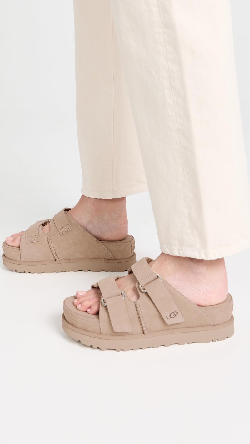 UGG صندل UGG للنساء GOLDENSTAR HI، لون رمال، مقاس 12 - Image 2