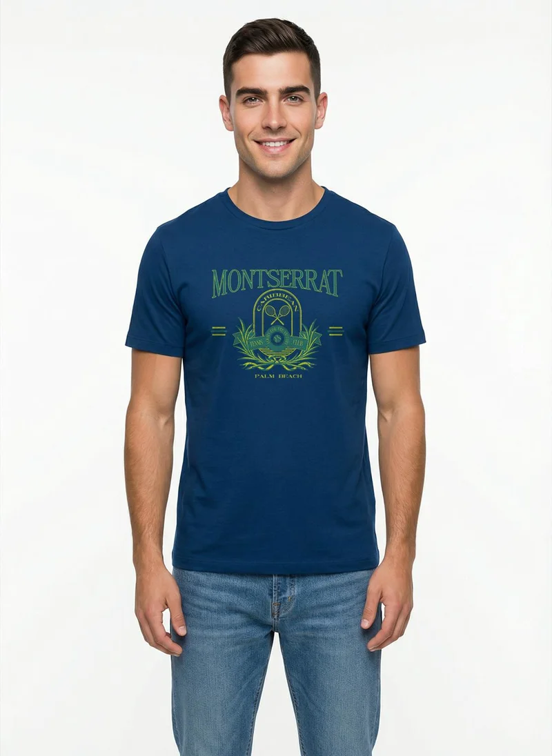 NOBERO Men's Premium Printed Regualr T-Shirt