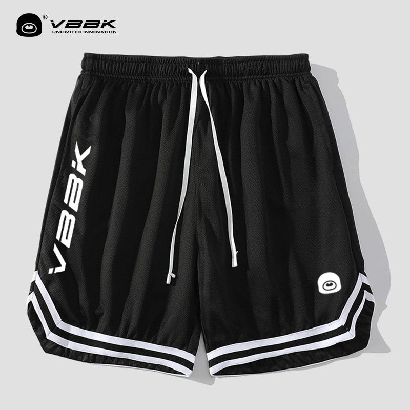 VBBK ice silk casual shorts for boys Korean style trendy ins blue pink gradual change dopamine plus size breathable basketball pants - Image 1