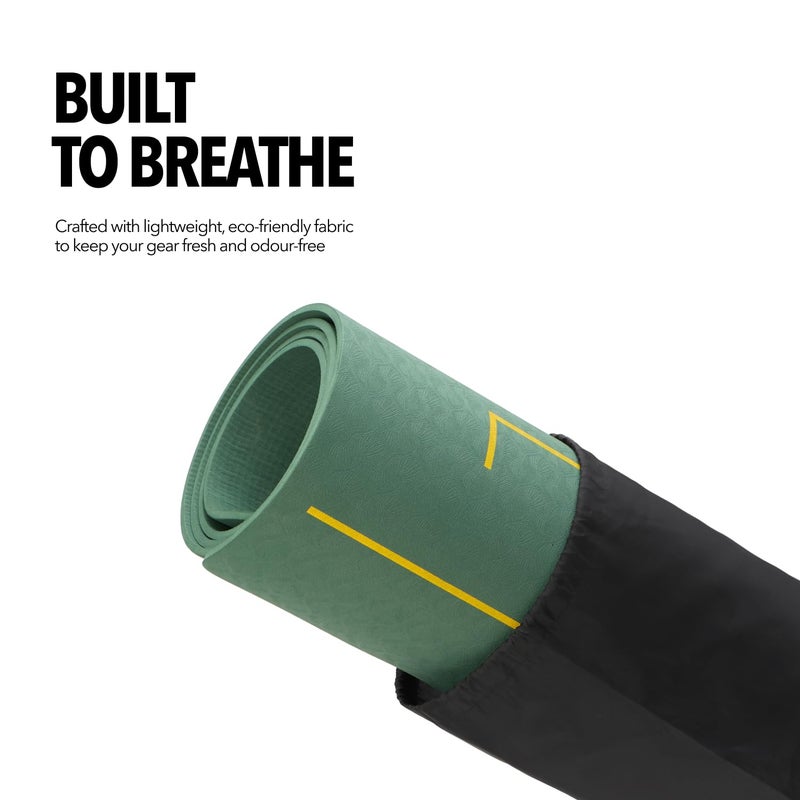 BOLDFIT Yoga Mat Cover Bag-Durable, Lightweight & Stylish with Zippered Closure and Adjustable Strap (Fits Mats Up to 10mm Thick) - Image 3