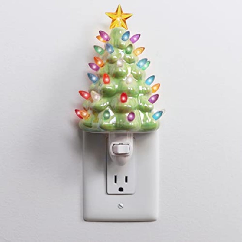 Ceramic Night Light - Vintage with Lights - Mini Decorative - Image 4