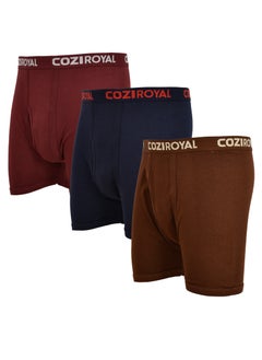 COZI Cozi Men's Cotton Boxers (Pack of 3)  - Image 3
