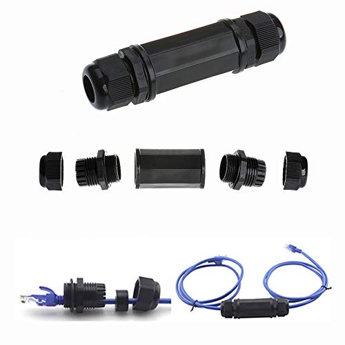 Anmbest 5PCS M22Z Shielded RJ45 Waterproof Cat5/5e/6 8P8C Connector IP67 Ethernet LAN Cable Connector Double Head Outdoor LAN Coupler Adapter Female to Female - Image 5