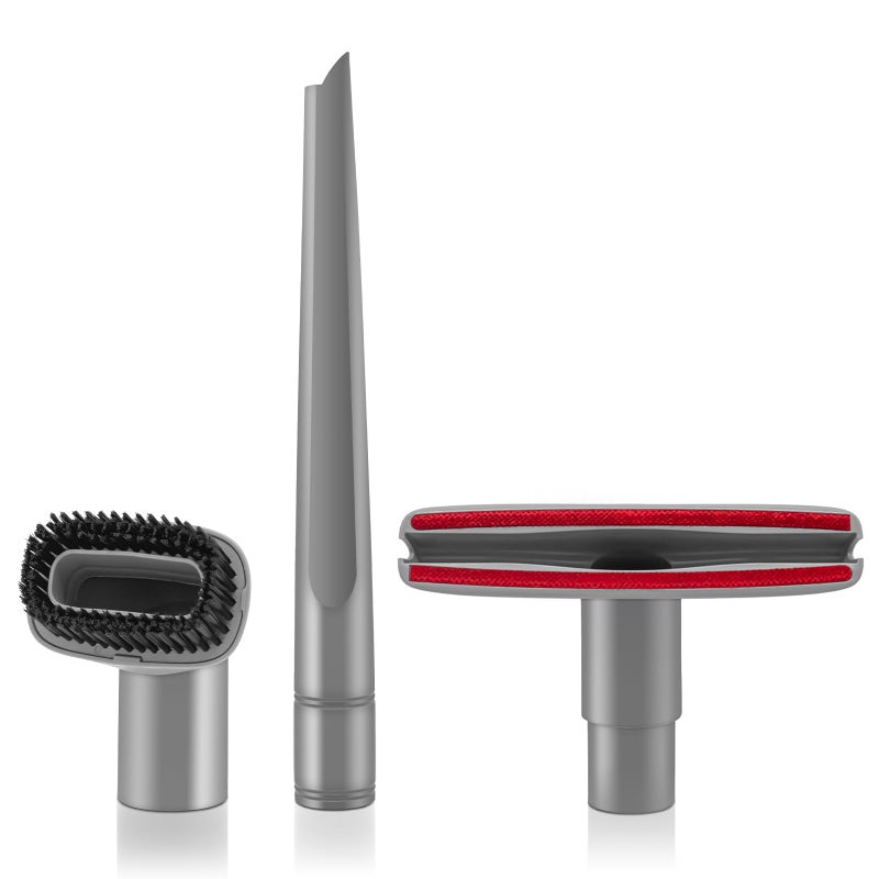 Coodss 3 Packs Upholstery ToolCrevice Tool and Dust Brush Compatible with Shark Navigator LiftAway Vacuum Cleaner Models NV350 NV351 NV352 NV355 NV356E NV357 NV360 NV370 Compare to Part No112FFJ 