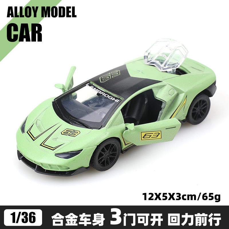 Bulk 1:36 Alloy Model Cars, Kids Pull Back Toy Vehicles, Boys Race Car Decor Gift[Bubble Bag] lansaidao version frosted green [Bubble Bag] lansaidao version frosted green 