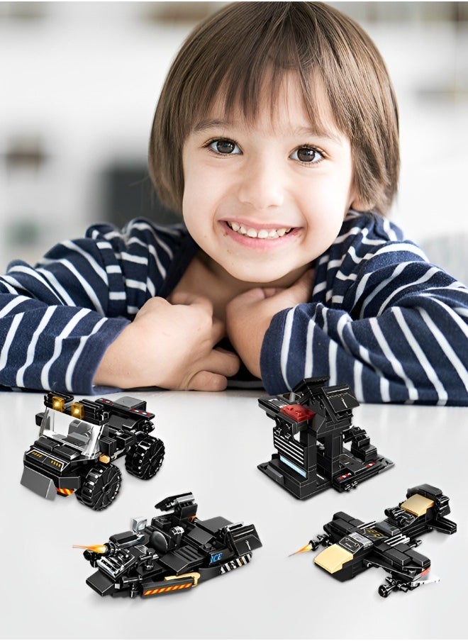 GROIC - Building Sets for Kids,5 in 1 STEM Building Toys,Armored Vehicle Assembly Toys,Aircraft Building Blocks,Building block kits,Children's Educational Toys - Image 1