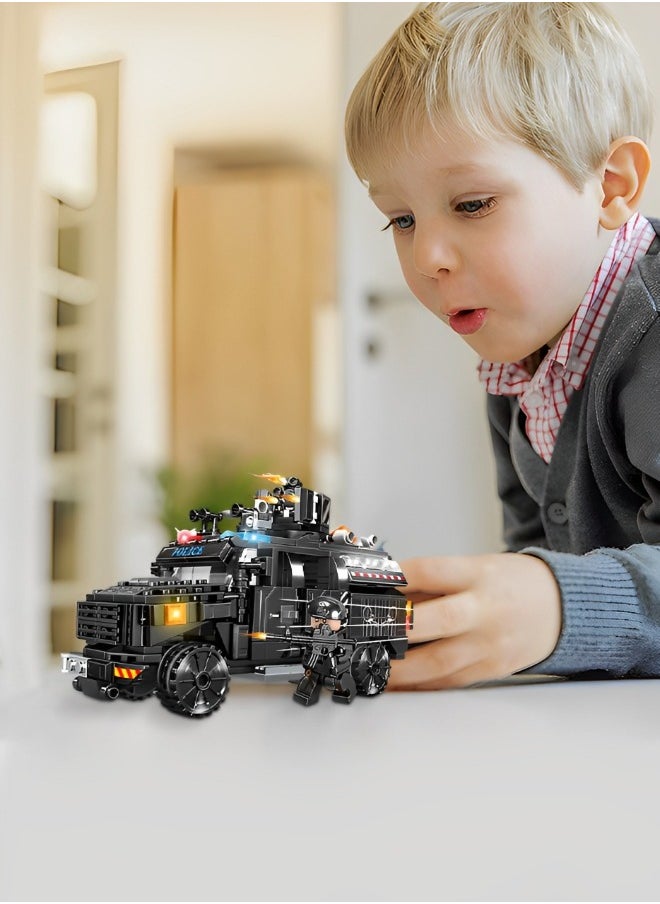 GROIC - Building Sets for Kids,5 in 1 STEM Building Toys,Armored Vehicle Assembly Toys,Aircraft Building Blocks,Building block kits,Children's Educational Toys - Image 1