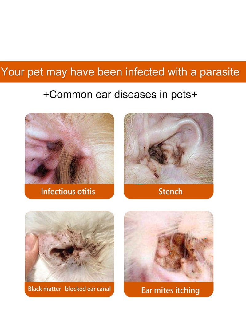 YEGBONG 60pcs Disposable Pet Cleaning Ear Wipes for Dogs and Cats Odor Control Dirt Earwax Removal Itches Relief Deodorizing and Soothing Ear Issues - Image 5