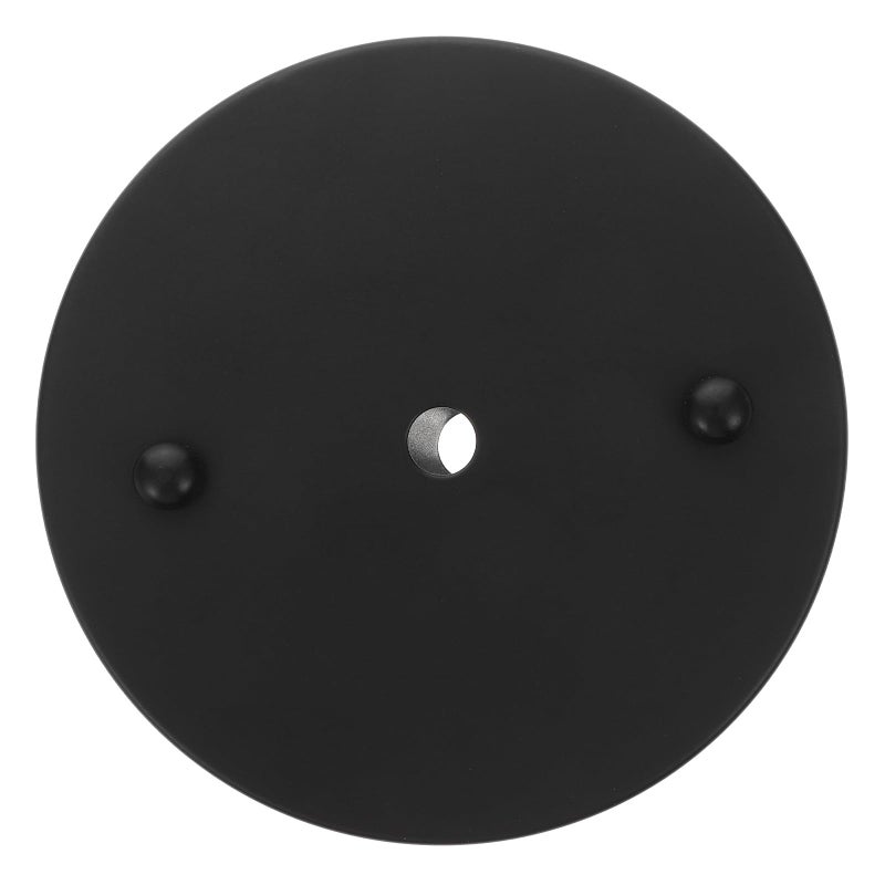 Black Iron Ceiling Canopy Plate For Pendant Light Fixture Mounting Bracket - Image 2