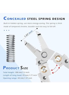 Luteti Luteti Multifunction Wire Plier Tool Multifunction Wire Pliers MultiFunctional Wire Splitting Pliers Multifunction Wire Stripping Pliers  - Image 4