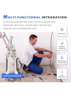 Luteti Luteti Multifunction Wire Plier Tool Multifunction Wire Pliers MultiFunctional Wire Splitting Pliers Multifunction Wire Stripping Pliers  - Image 2