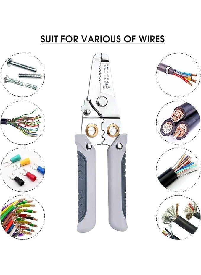 Luteti - Luteti Multifunction Wire Plier Tool Multifunction Wire Pliers MultiFunctional Wire Splitting Pliers Multifunction Wire Stripping Pliers - Image 1