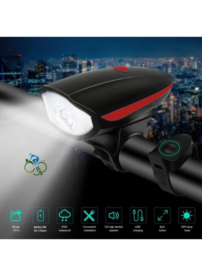 محمد أبو الجوخ ضوء أمامي ملون قابل للشحن USB من Abo ElGoukh 🚴‍♂️ – مصباح ABS مع جرس صوت 140 ديسيبل، مثالي لقضاء القيادة الليلية بأمان. حجم مدمج 10×6 سم يناسب الدراجات الجبلية، الطريق، والإلكترونية. التصميم مقاوم للمطر بدرجة IPX3 لحمايته من الرطوبة والرش. متوفر بخمسة ألوان (أسود، أخضر، برتقالي، أحمر، أزرق) لإضفاء لمسة شخصية على الدراجة. يُركّب بسهولة بواسطة مشبك تركيب سريع بدون أدوات. يوفر ثلاث إعدادات للسطوع وعمر بطارية طويل مع جرس مدمج لتنبيه المارين والمركبات. من الإكسسوارات الضرورية لراكبي Abo ElGoukh—ساطع، أنيق، وموثوق. - Image 3