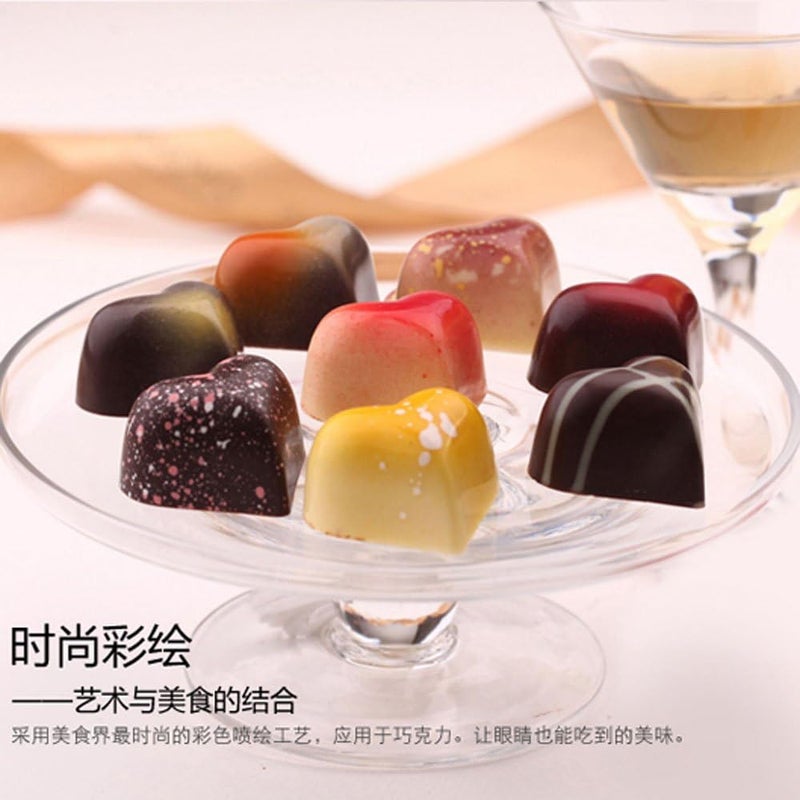 GRAINRAIN polycarbonate chocolate mold polycarbonate chocolate bar mould heart Valentine Day gift (19268) - Image 2