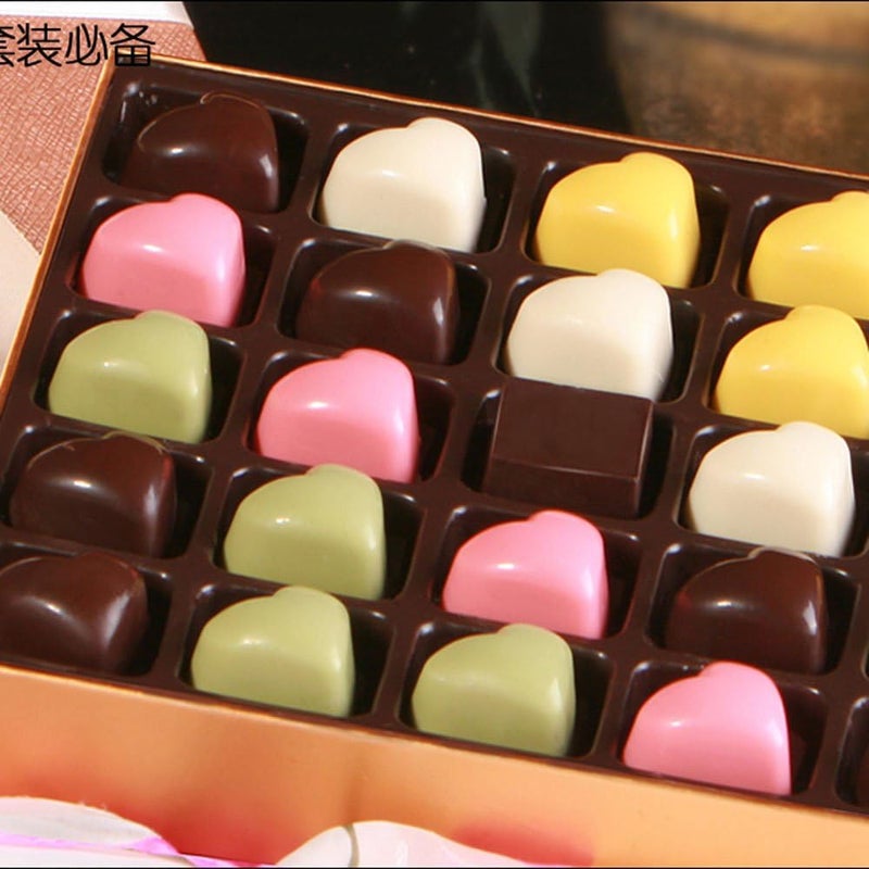 GRAINRAIN polycarbonate chocolate mold polycarbonate chocolate bar mould heart Valentine Day gift (19268) - Image 3