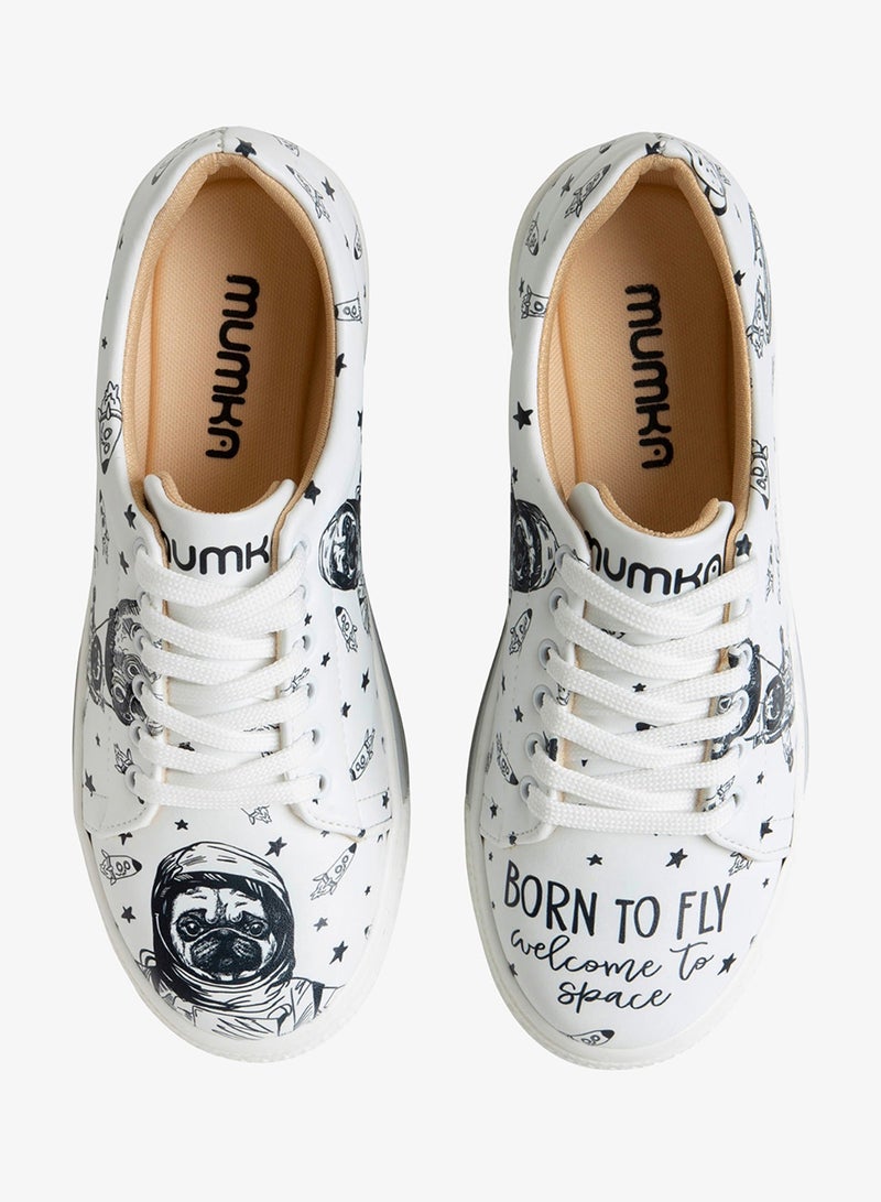Mumka Pug The Astronaut Sneakers - Image 3