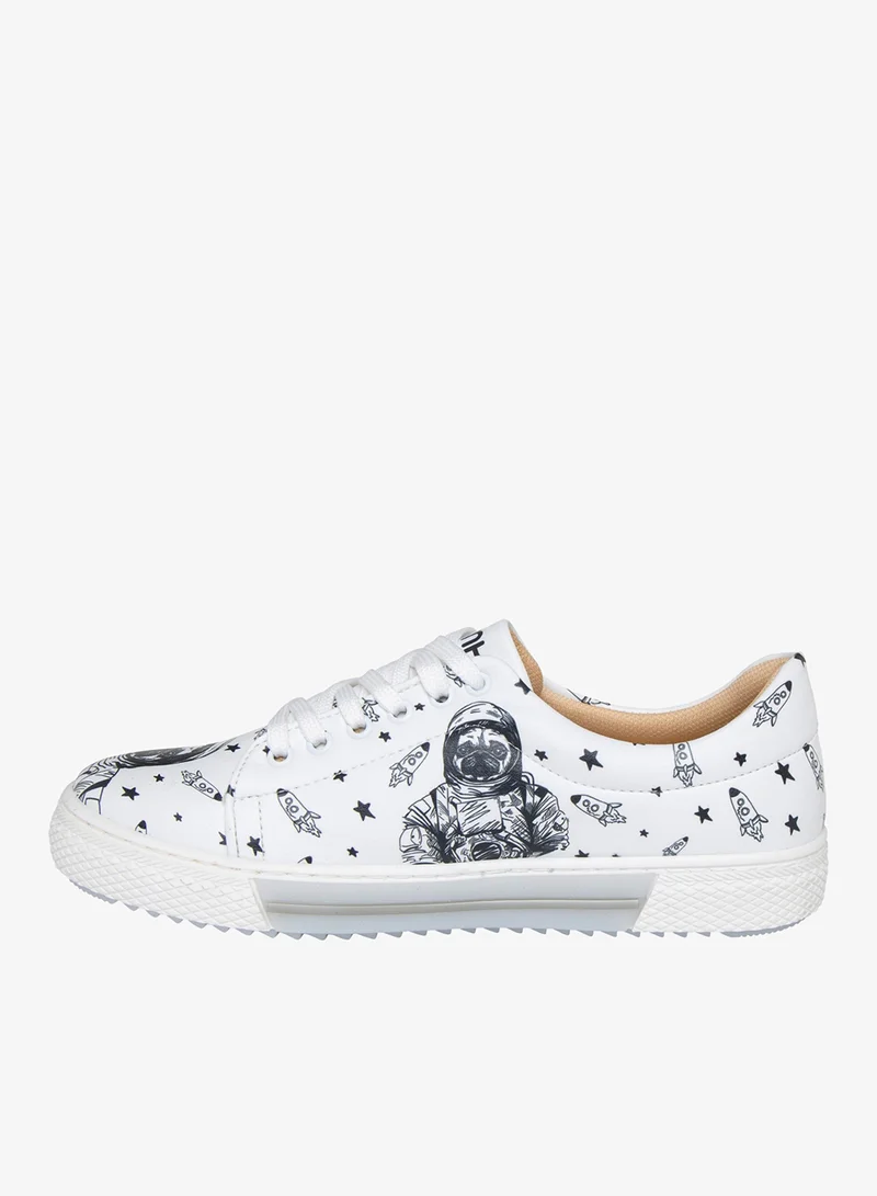 Mumka Pug The Astronaut Sneakers