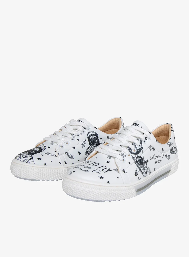 Mumka Pug The Astronaut Pug The Astronaut Sneakers for Women | Best Price UAE
