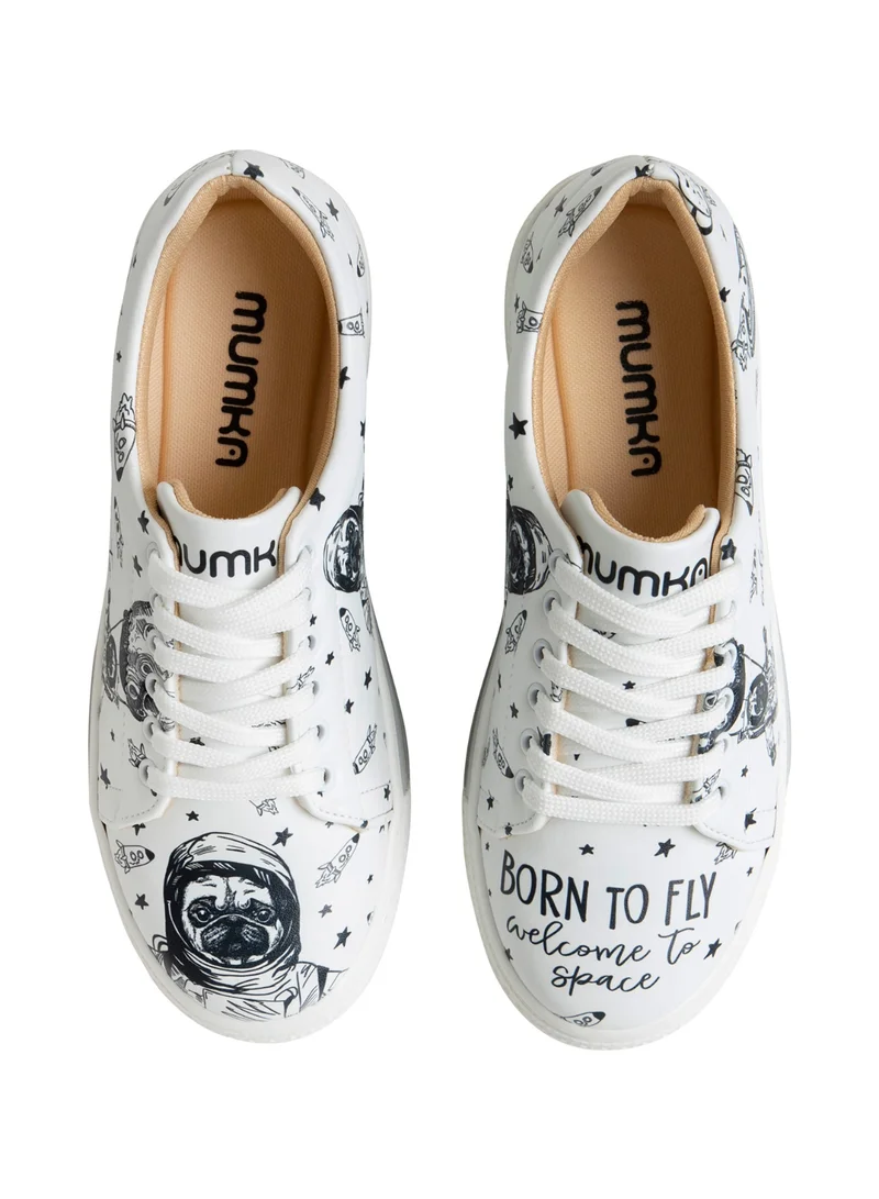 Mumka Pug The Astronaut Pug The Astronaut Sneakers for Women | Best Price UAE