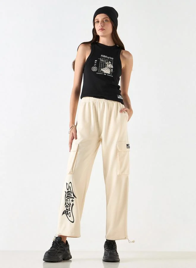 SP Characters The Celestials Print Joggers with Drawstring Closure and Pockets