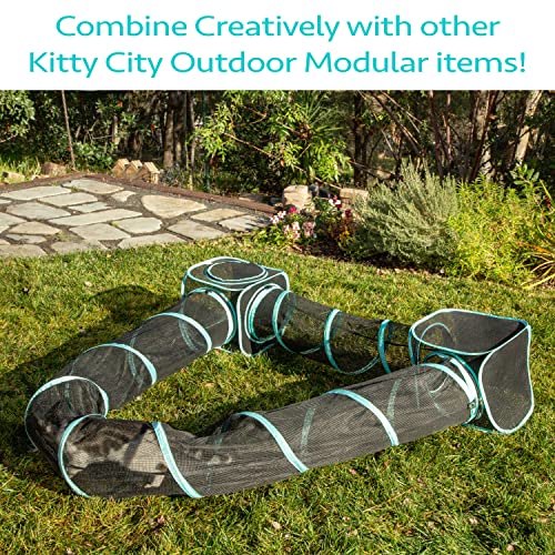Kitty City Outdoor Catio Furniture and Play Kits for Cats, 10' Tunnel/Medium - Image 4