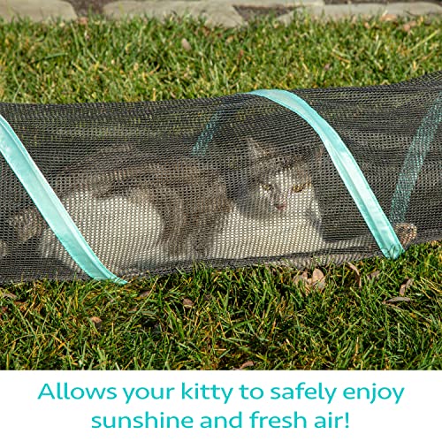 Kitty City Outdoor Catio Furniture and Play Kits for Cats, 10' Tunnel/Medium - Image 3