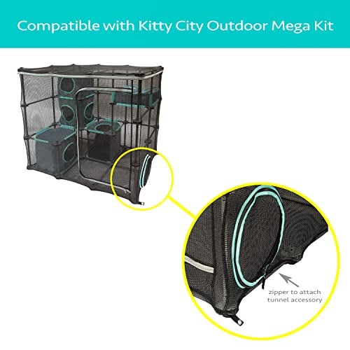 Kitty City Outdoor Catio Furniture and Play Kits for Cats, 10' Tunnel/Medium - Image 5
