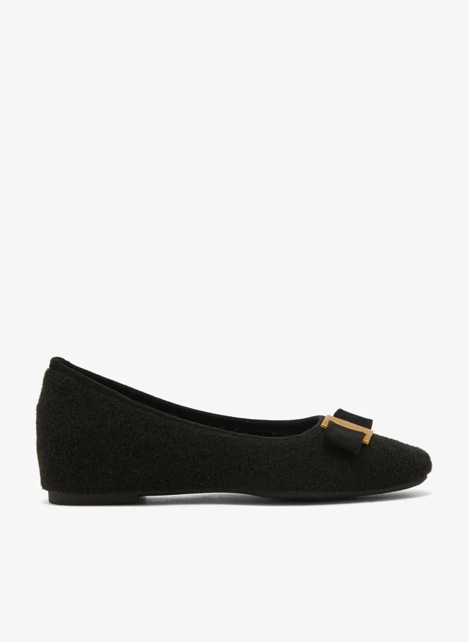 ELLA Gold Accent Ballet Flats