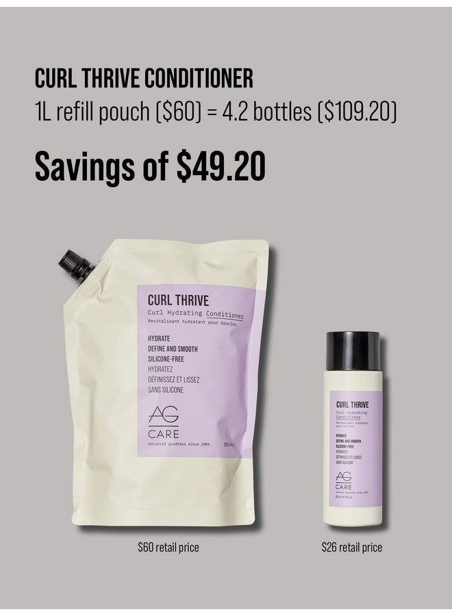 AG Care Curl Thrive Hydrating Conditioner 33.8 Fl Oz - Image 3