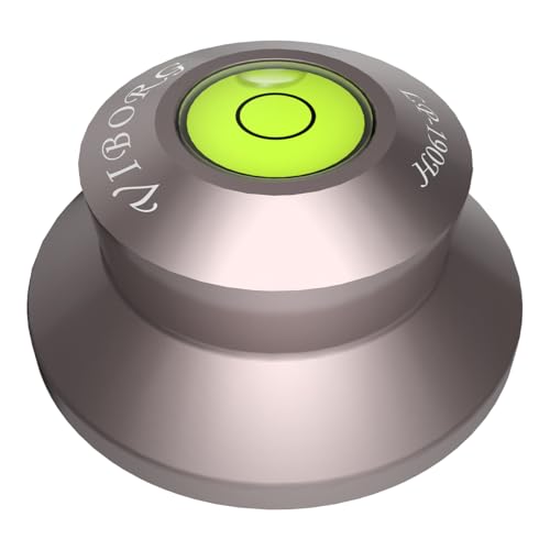 Viborg LP190H Record Weight Disc Stabilizer for Turntables 71x33mm 6.7oz (190g) Aluminum Hi-Fi Vinyl Clamp Puck for Vinyl Record Player, Turntables, Phonograph - Image 1