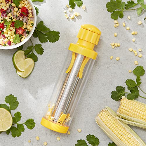 RSVP International Yellow Deluxe Corn Stripper, 10.5" | Quickly Remove Kernels from the Cob | No Splatters or Mess | Dishwasher Safe - Image 5
