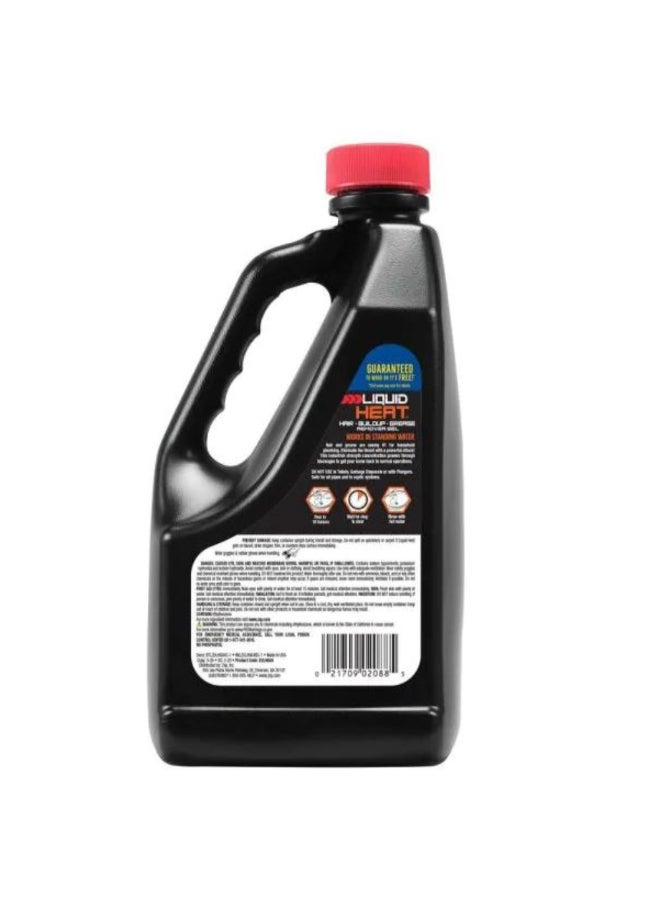 Zep Quick Acting Liquid Heat Drain Opener and Cleaner Gel 1.89 L 1018704 - Image 2