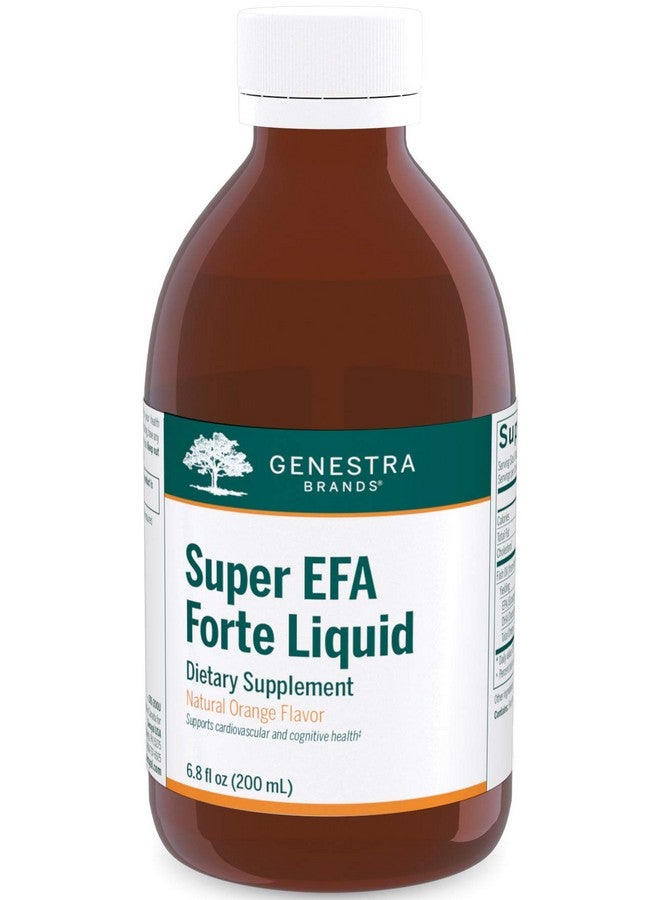 Genestra Brands Super Efa Forte Liquid ; Fish Oil Formula To Support Cognitive Cardiovascular And Joint Health ; Natural Orange Flavor ; 6.8 Fl. Oz. - Image 1
