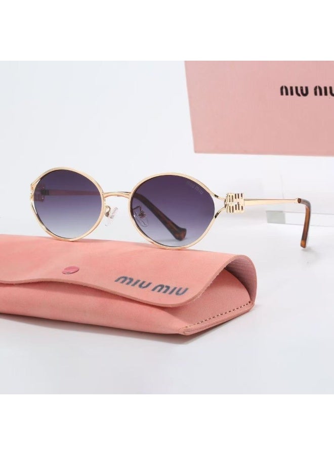 Miu Miu Italian Designer Luxury Retro Style Polarized Cycling Sunglasses For Ladies - Image 1