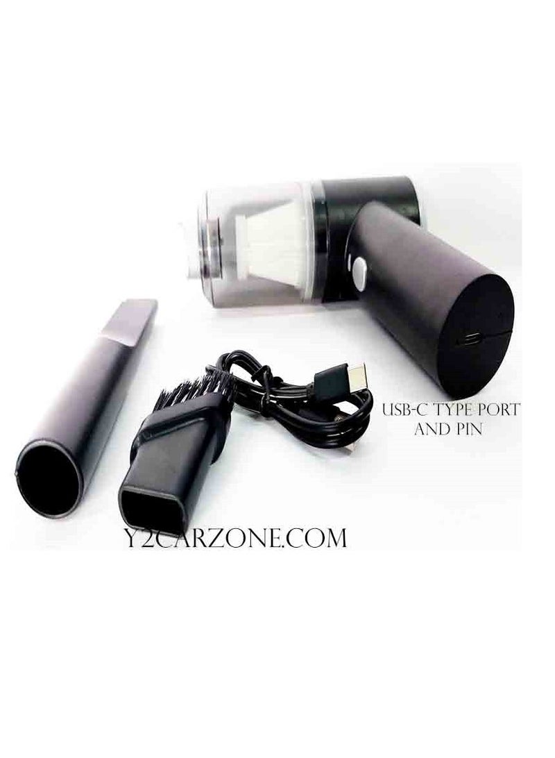 2in1 Car And Home Mini Portable Cordless Rechargeable 120W Super Suction Vacuum Cleaner - Image 2
