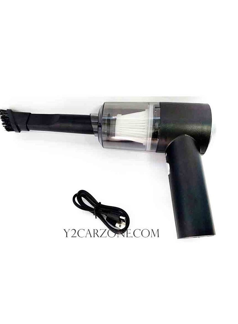 2in1 Car And Home Mini Portable Cordless Rechargeable 120W Super Suction Vacuum Cleaner - Image 3