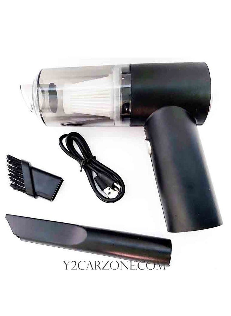 2in1 Car And Home Mini Portable Cordless Rechargeable 120W Super Suction Vacuum Cleaner - Image 4