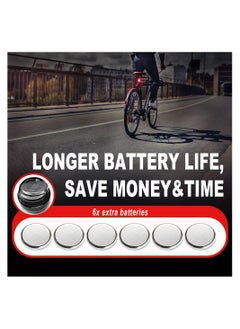 Excefore LED Bike Tail Light, 4Pcs Red LED Bicycle Tail Light, Mini Back Safety Bike Lights for Skateboard Kids Scooter MTB Rack, IPX4 Waterproof Taillight, Night Riding Mountain Road Bike Taillight  - Image 5