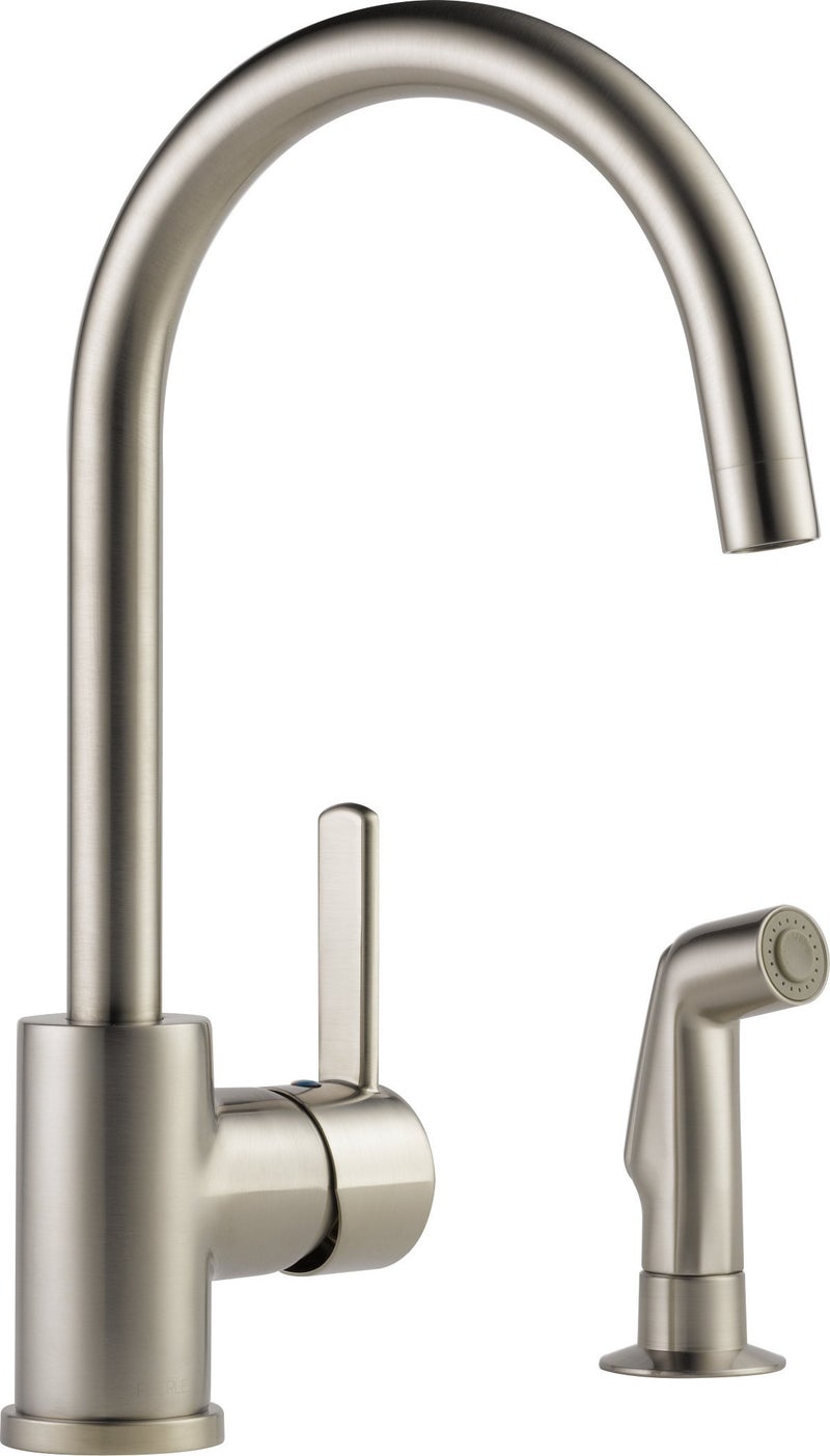 Peerless Precept Single-Handle Kitchen Sink Faucet with Side Sprayer, Stainless P199152LF-SS - Image 1