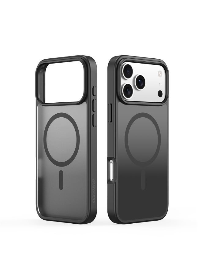 DUX DUCIS Yind Series Cover for the iPhone 17 Pro mobile phone a slim, TPU Hybrid PC cover MagSafe made of TPU, polycarbonate silicone - Black - Image 2