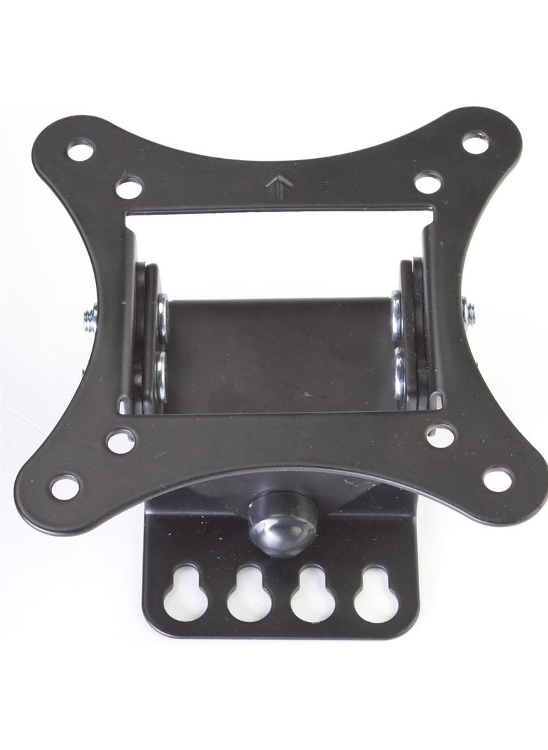 Displays2go Black Tilting LCD TV Wall Mount Bracket VESA Compatible for 75x75 and 100x100 Fits 10 to 24 Monitors Black  Sold in Sets of 4  - Image 3
